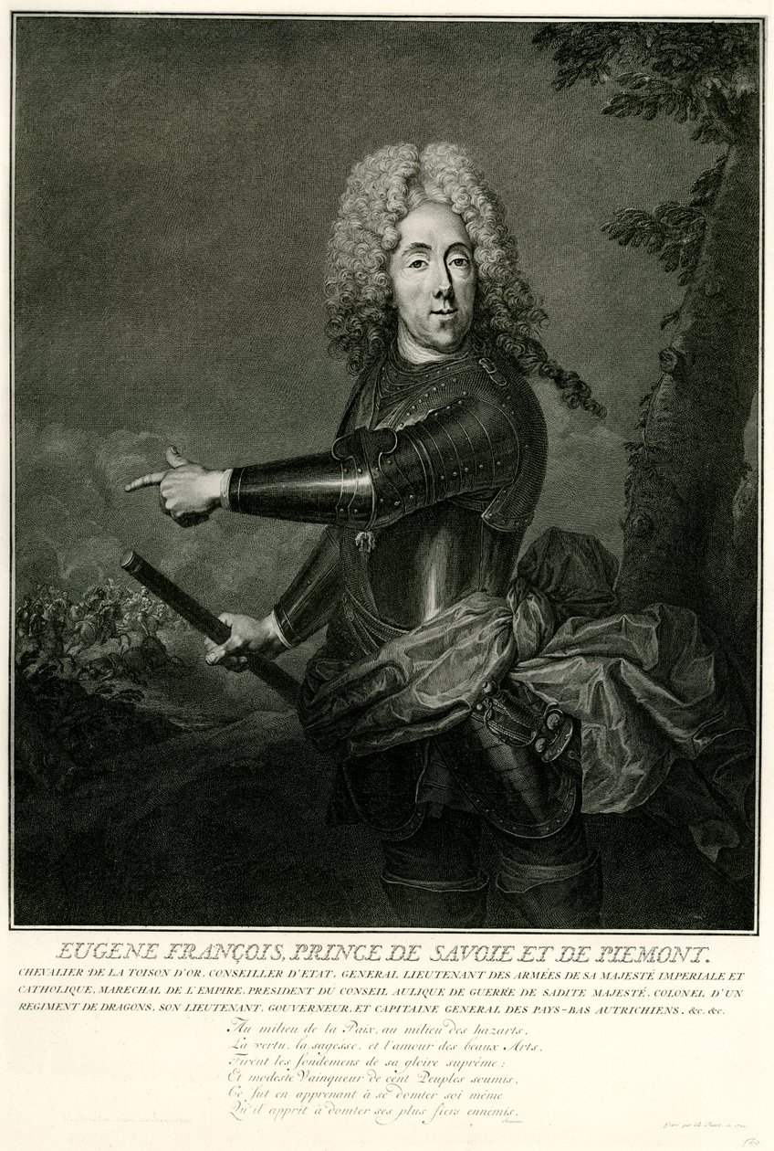 Príncipe Eugene de Savoy-Carignan de German School