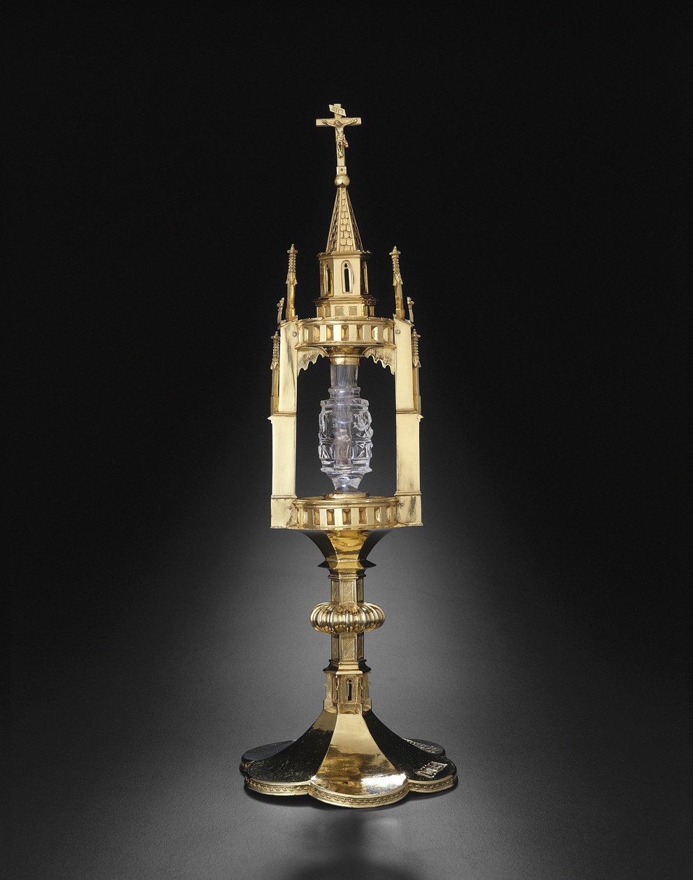 Relicário com Dente de São João Batista, Metalurgia: 1375-1400 de German School