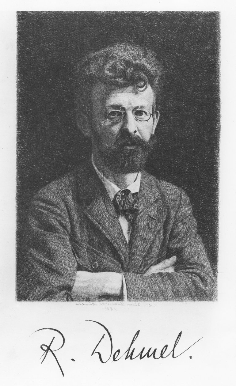 Richard Dehmel (gravura) de German School