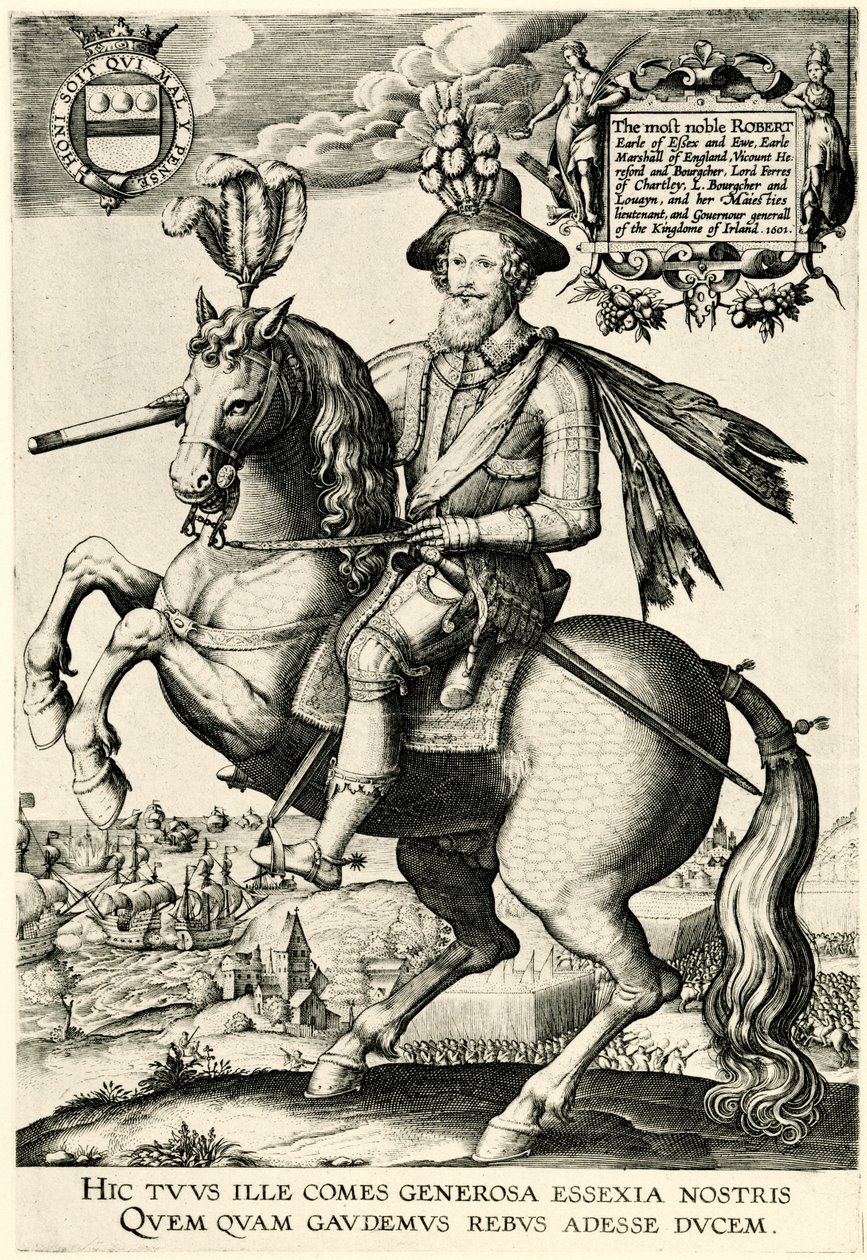 Robert Devereux Conde de Essex de German School