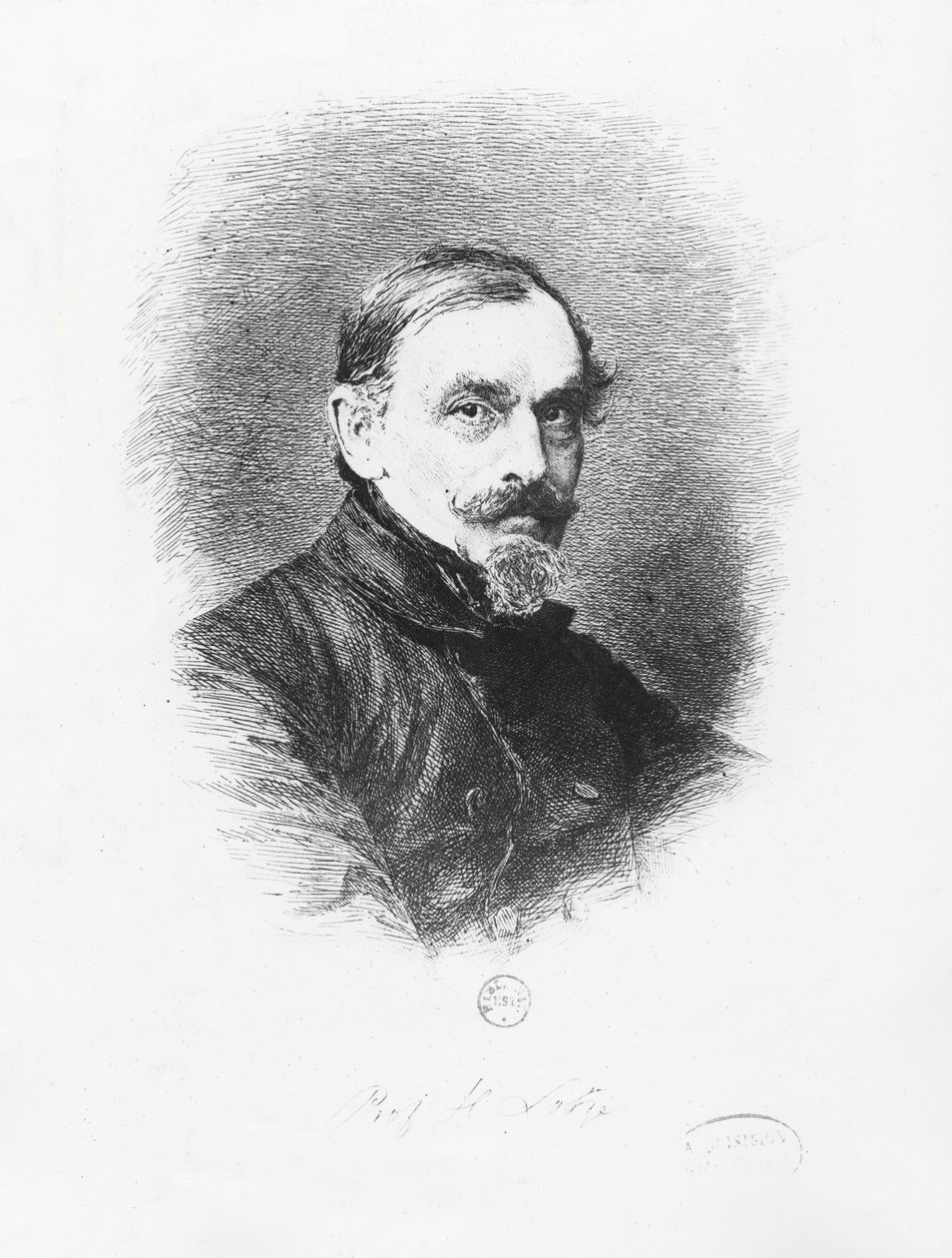 Rudolf Hermann Lotze (gravura) de German School