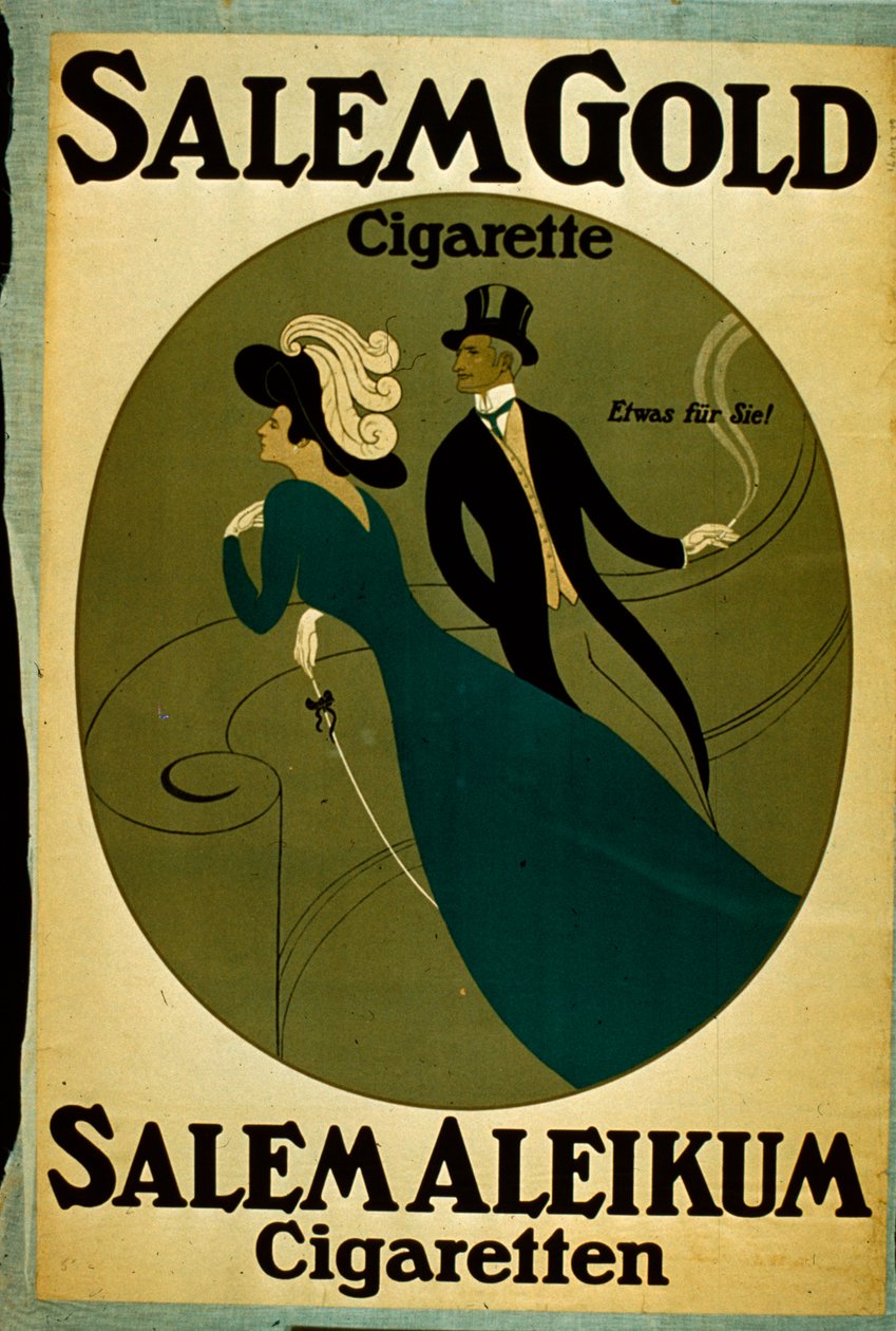 Anúncio de cigarro Salem Gold de German School