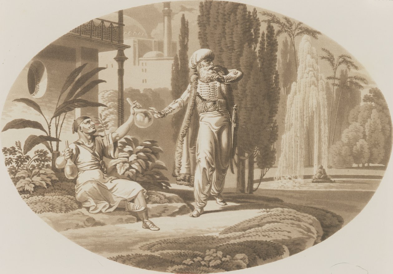 Cena do casamento de Figaro por Wolfgang Amadeus Mozart de German School