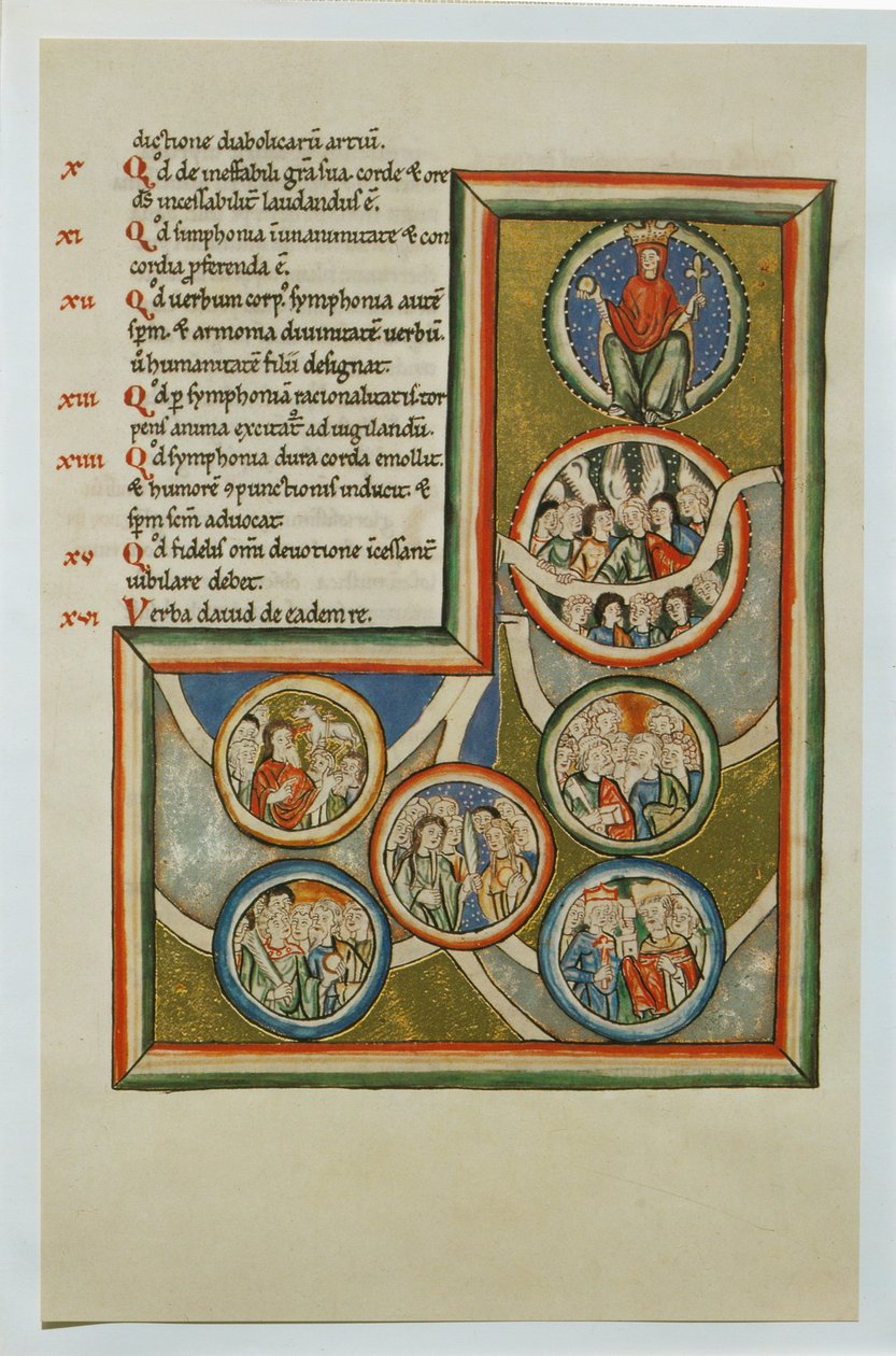 " Scivias" da freira e mística alemã Hildegard von Bingen ... de German School