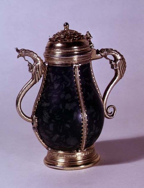 Jarro de prata dourada, c.1489 (prateado) de German School