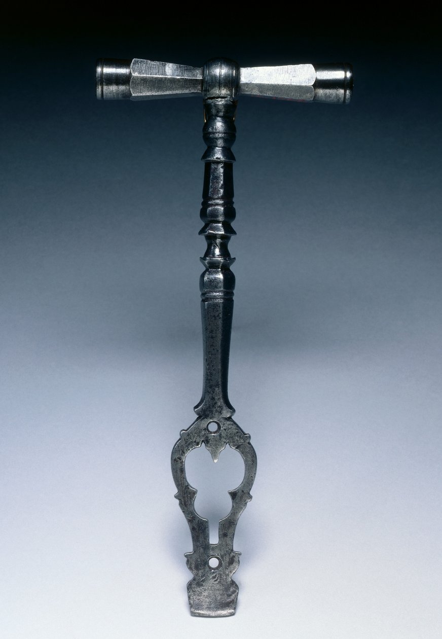 Chave para uma arma de bloqueio de roda, c.1600-25 (aço) de German School