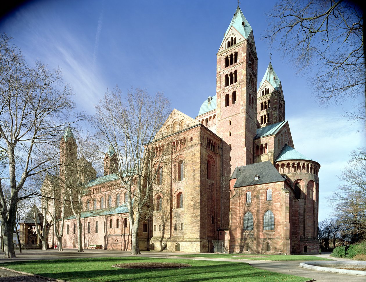 Catedral de Speyer, iniciada em 1030 de German School