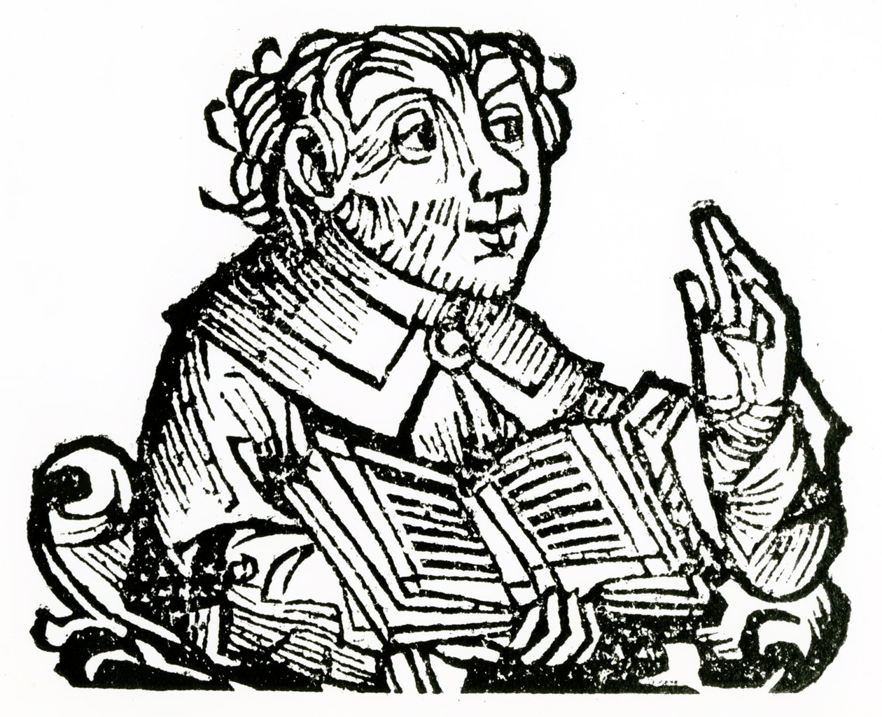St. Alchimus, de &39;Liber Chronicarum&39; por Hartmann Schedel (1440-1514) de German School