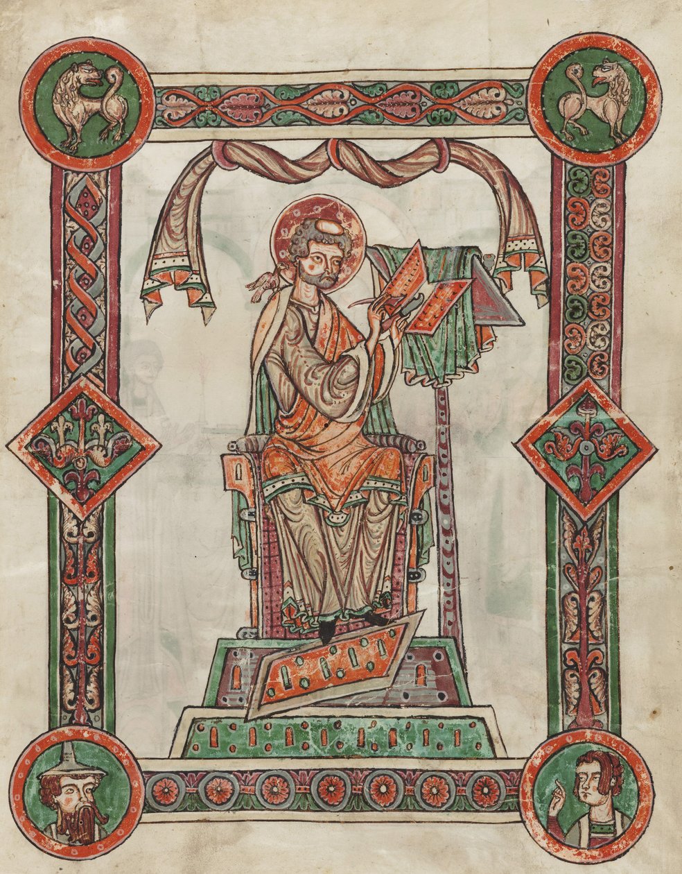 São Gregório como Autor, 1181-1200 de German School