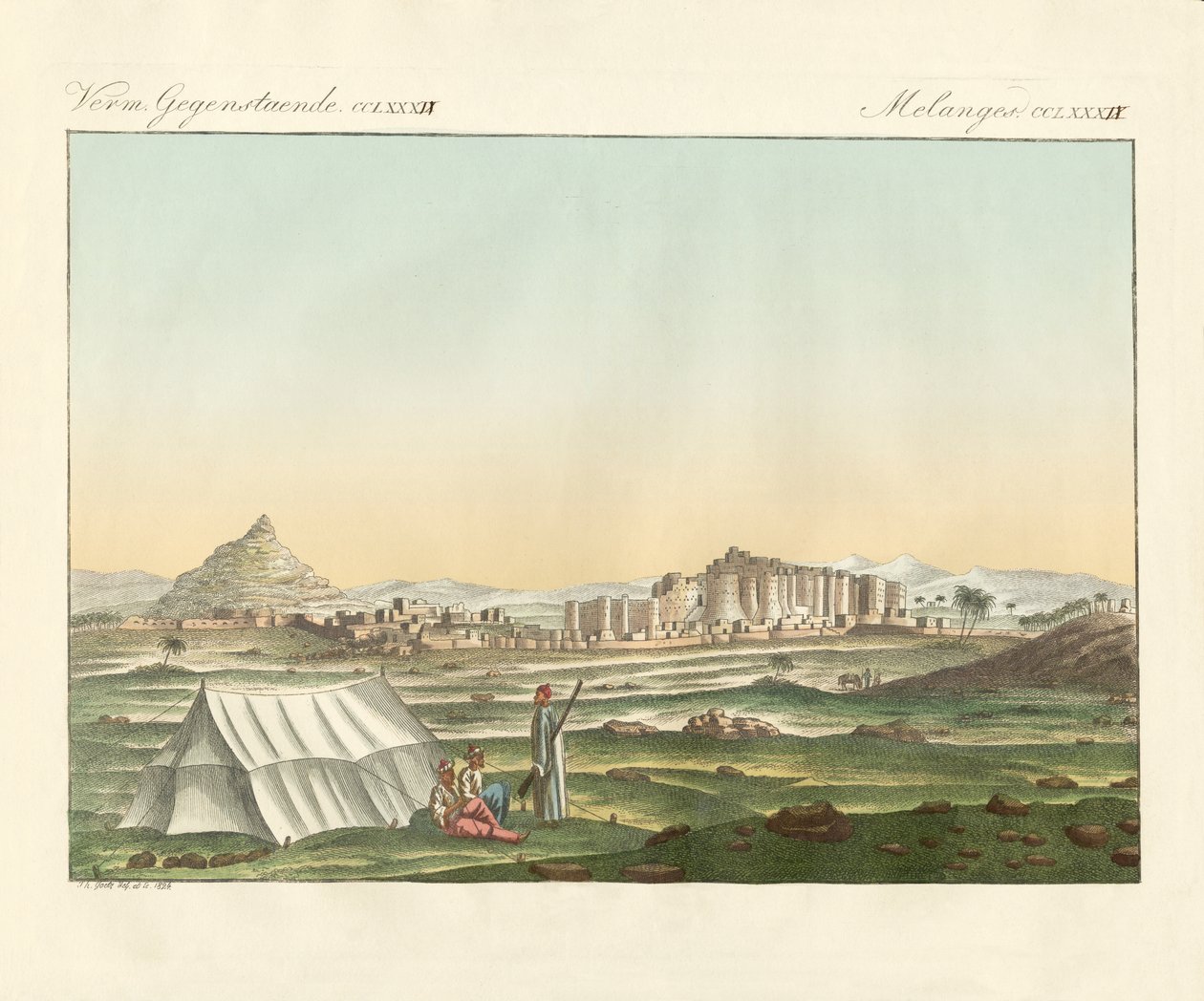 Sywah (gravura colorida) de German School