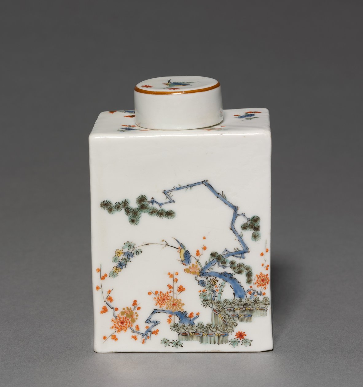 Caddy de chá, fabricante Meissen Porcelain Factory, Alemanha, c.1735 de German School