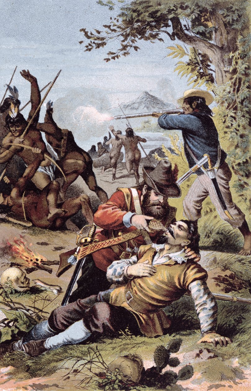 As aventuras de Robinson Crusoe, final do século XIX de German School