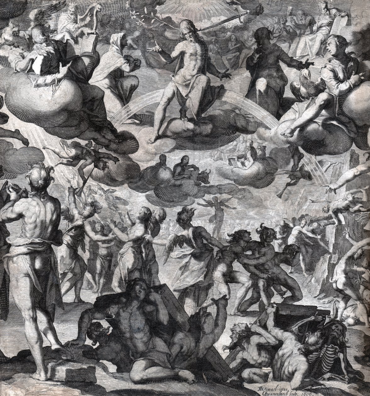 O Apocalipse. (gravura de German School