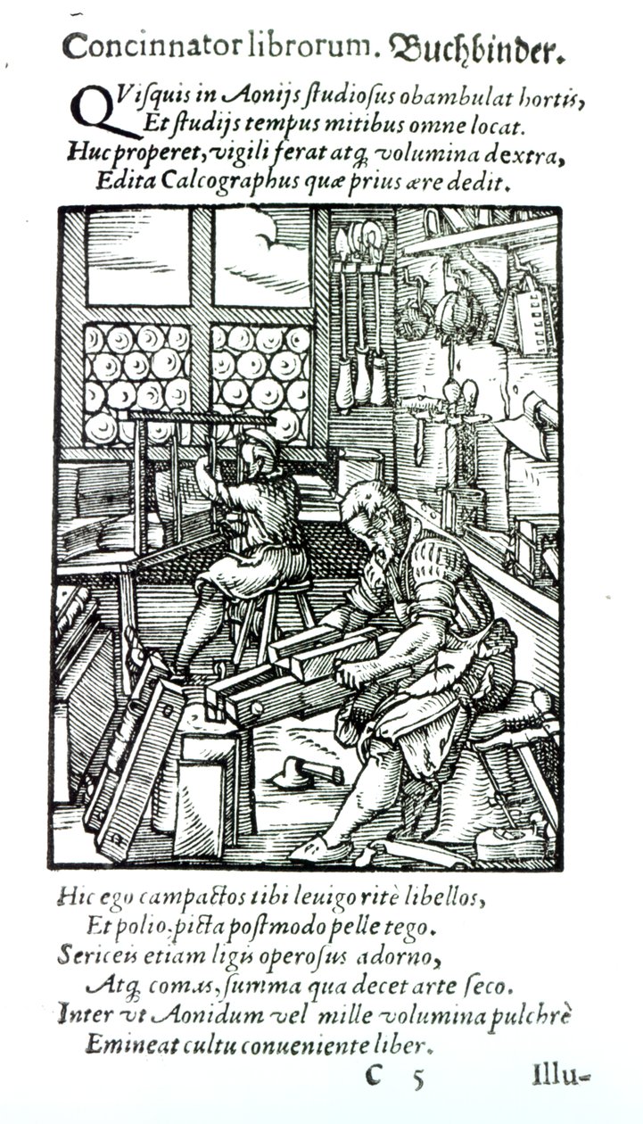 O Bookbinder, publicado por Hartman Schopper de German School