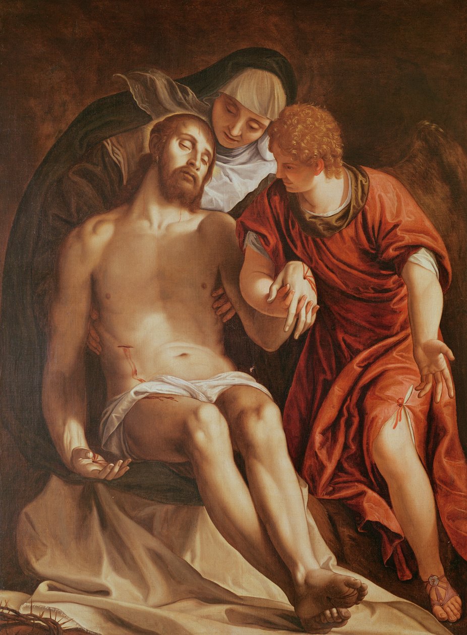 A deposição (óleo sobre tela) de German School