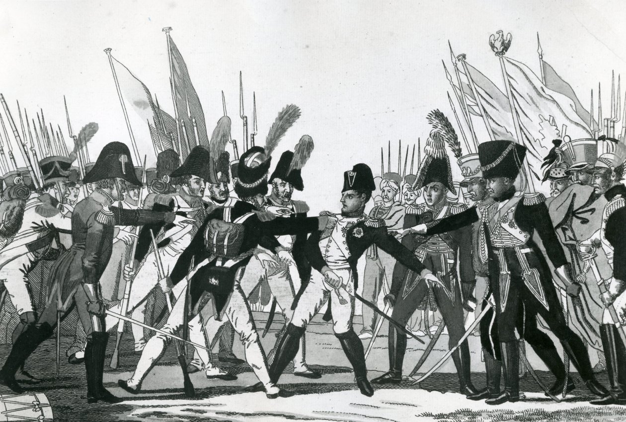 O fim de Napoleão como imperador de German School