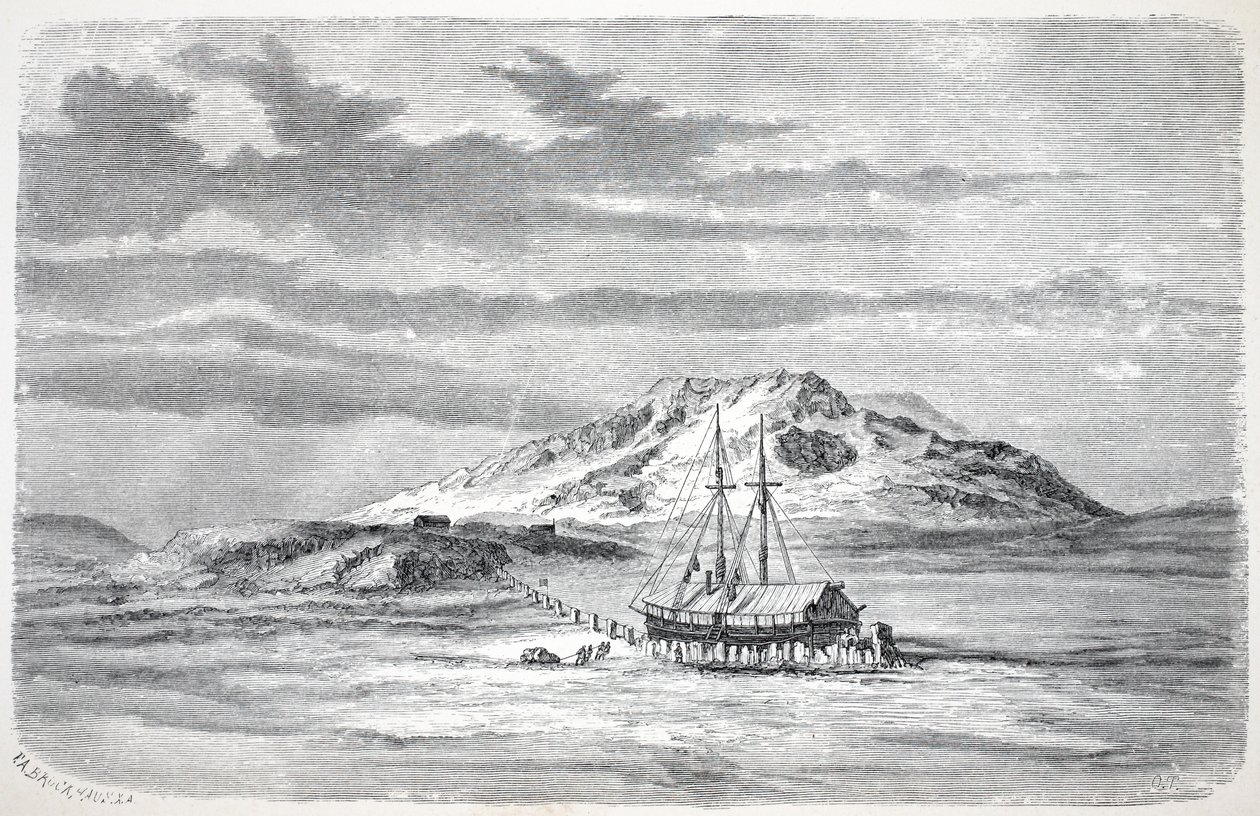A Germania na Ilha Sabine, pub. Londres 1874 de German School