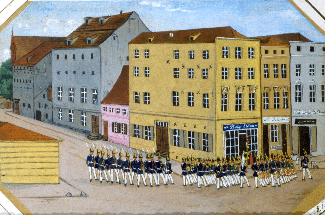 O quartel do hospital em Scutari, 1857 de German School