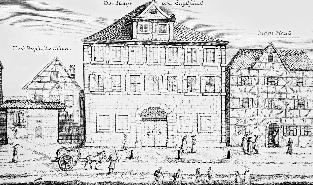A, rua principal, em, nuremberg de German School