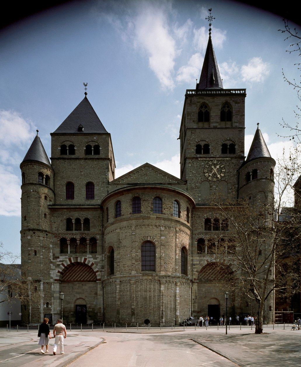 Vista da Catedral de Trier de German School
