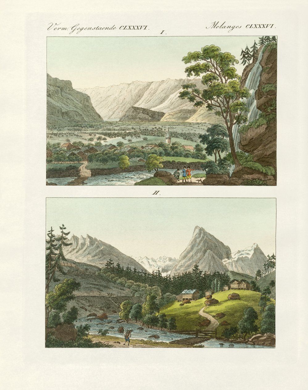 Vistas da Suíça (gravação a cores) de German School