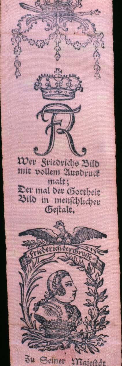 Bandas Vivat de Frederico II (têxtil) de German School