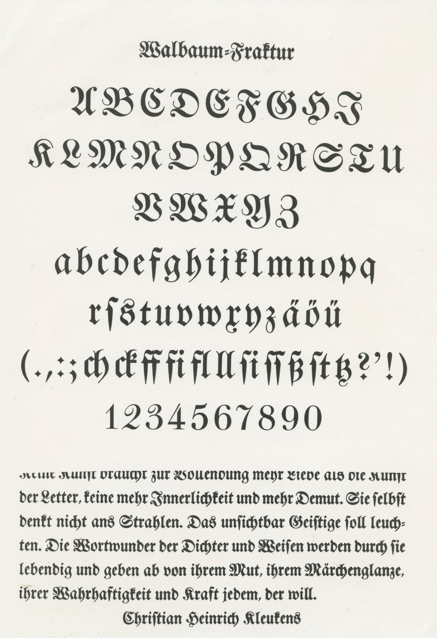 Fratura de árvore de baleia de German School