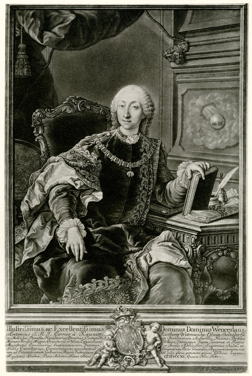 Wenceslas Antony Prince de Kaunitz de German School