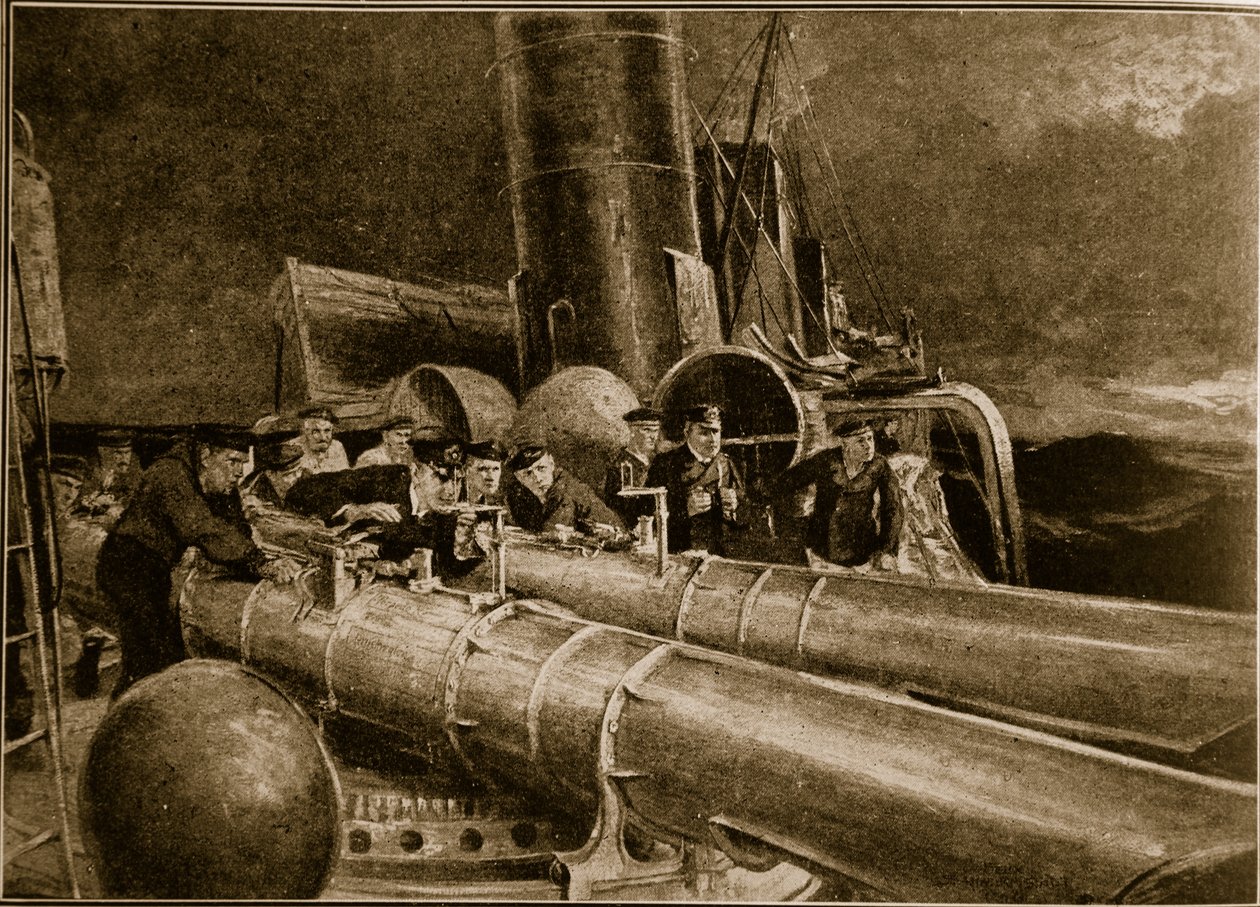Com a marinha alemã fora do Skager Rack, 1914-19 de German School