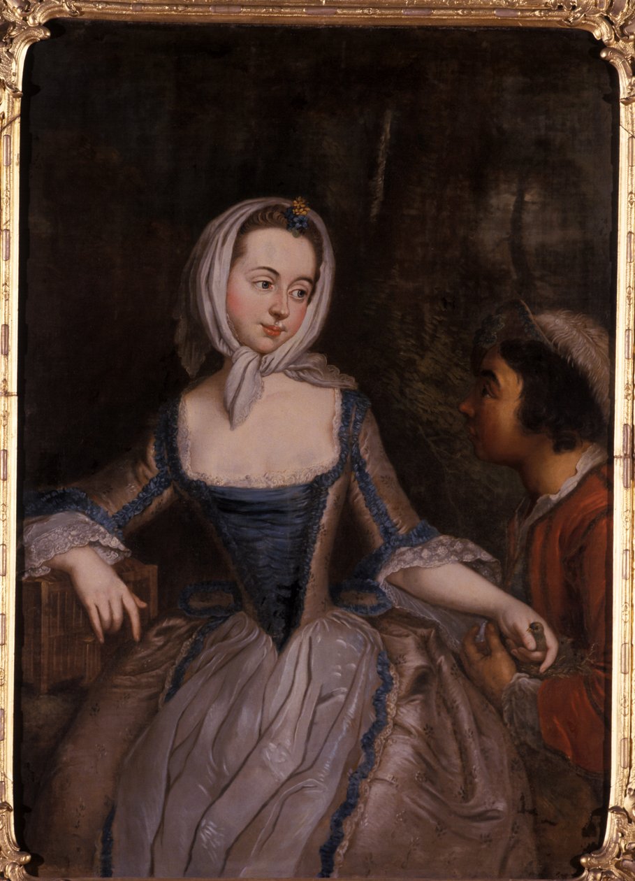 Mulheres jovens e um valete de German School