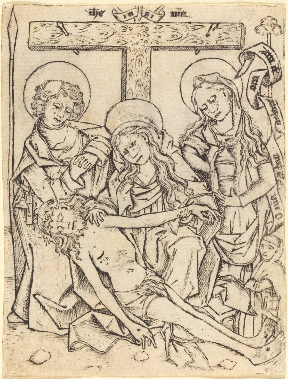 A Lamentação de German or Netherlandish 15th Century