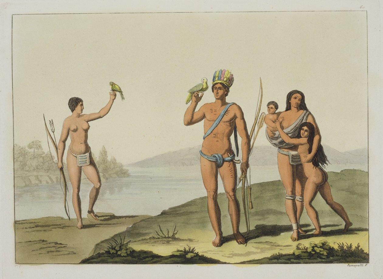 Nativos da Guiana de Gerolamo Fumagalli