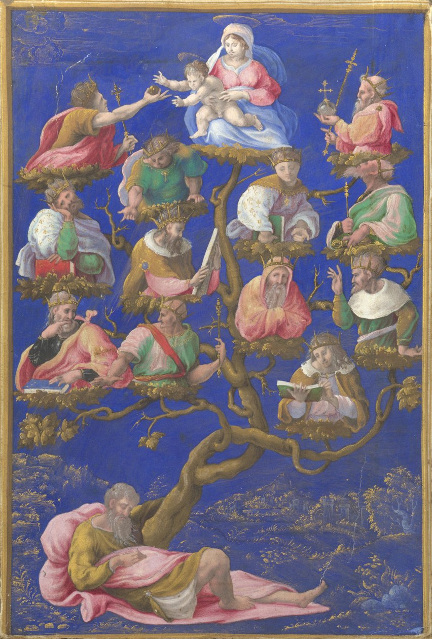 A Árvore de Jessé, c.1535 de Gerolamo Genga