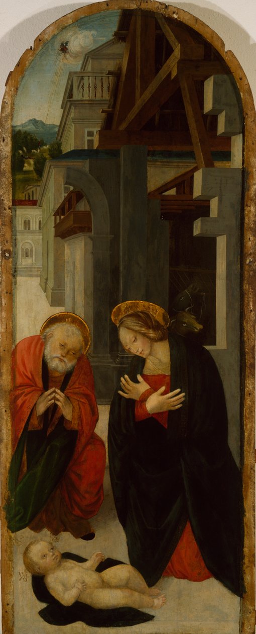 Adoração do Menino Jesus (pintura) de Gerolamo Giovenone