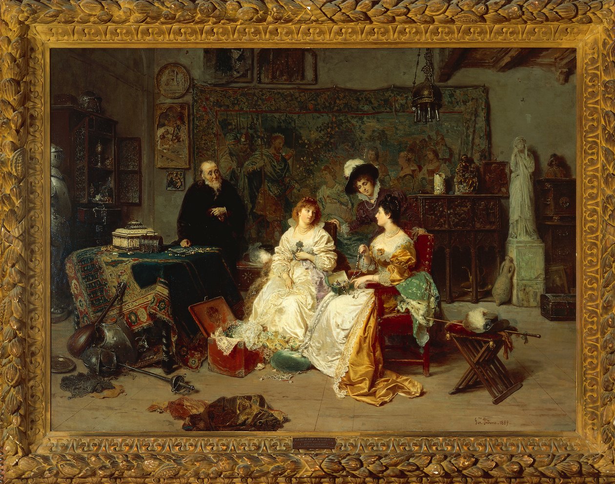 O Antique Dealer, de Gerolamo Induno de Gerolamo Induno