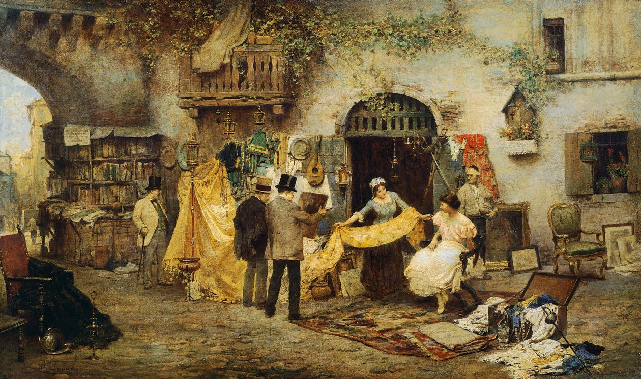 O Antique Dealer, de Gerolamo Induno de Gerolamo Induno