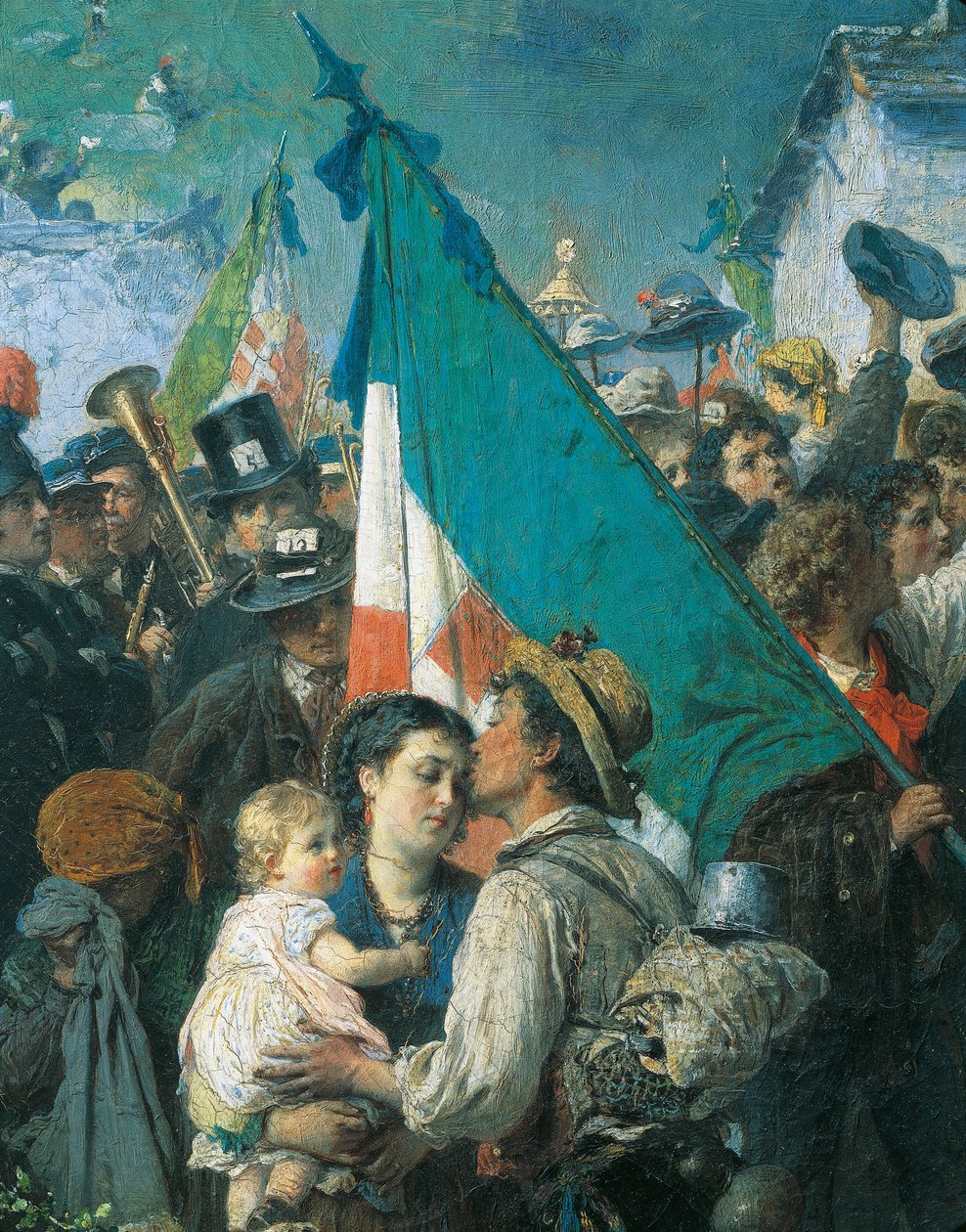 A Partida dos Conscritos de 1866, de Gerolamo Induno de Gerolamo Induno