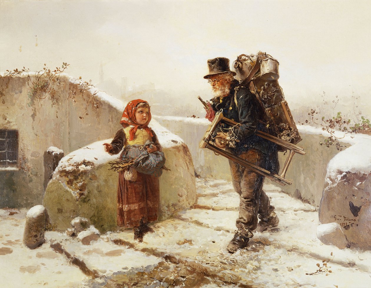 O Pedlar de Gerolamo Induno