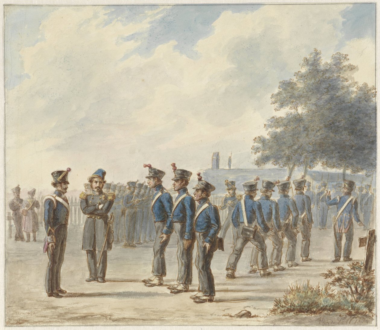 Milícias rurais, 1830 de Gerret Jasink van de Poll