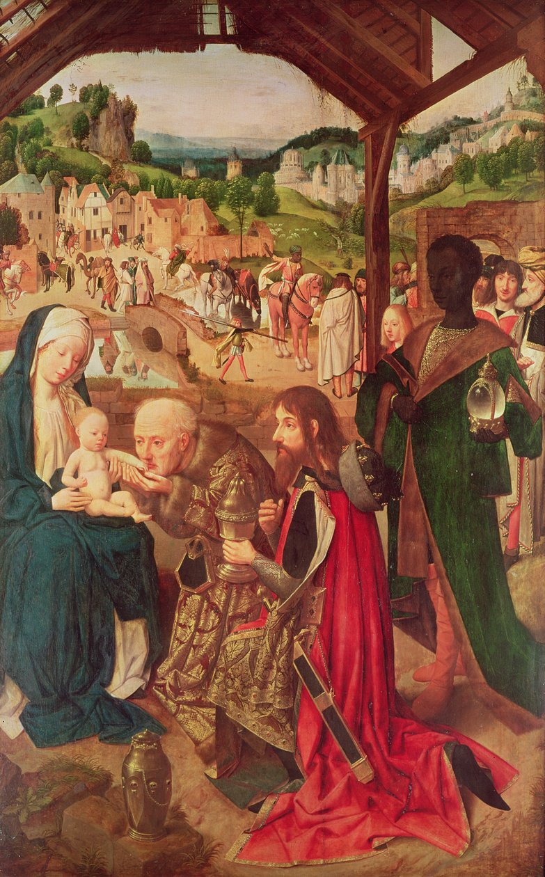 Adoração dos Magos (ver também 40457475) de Gerrit tot Sint Jans