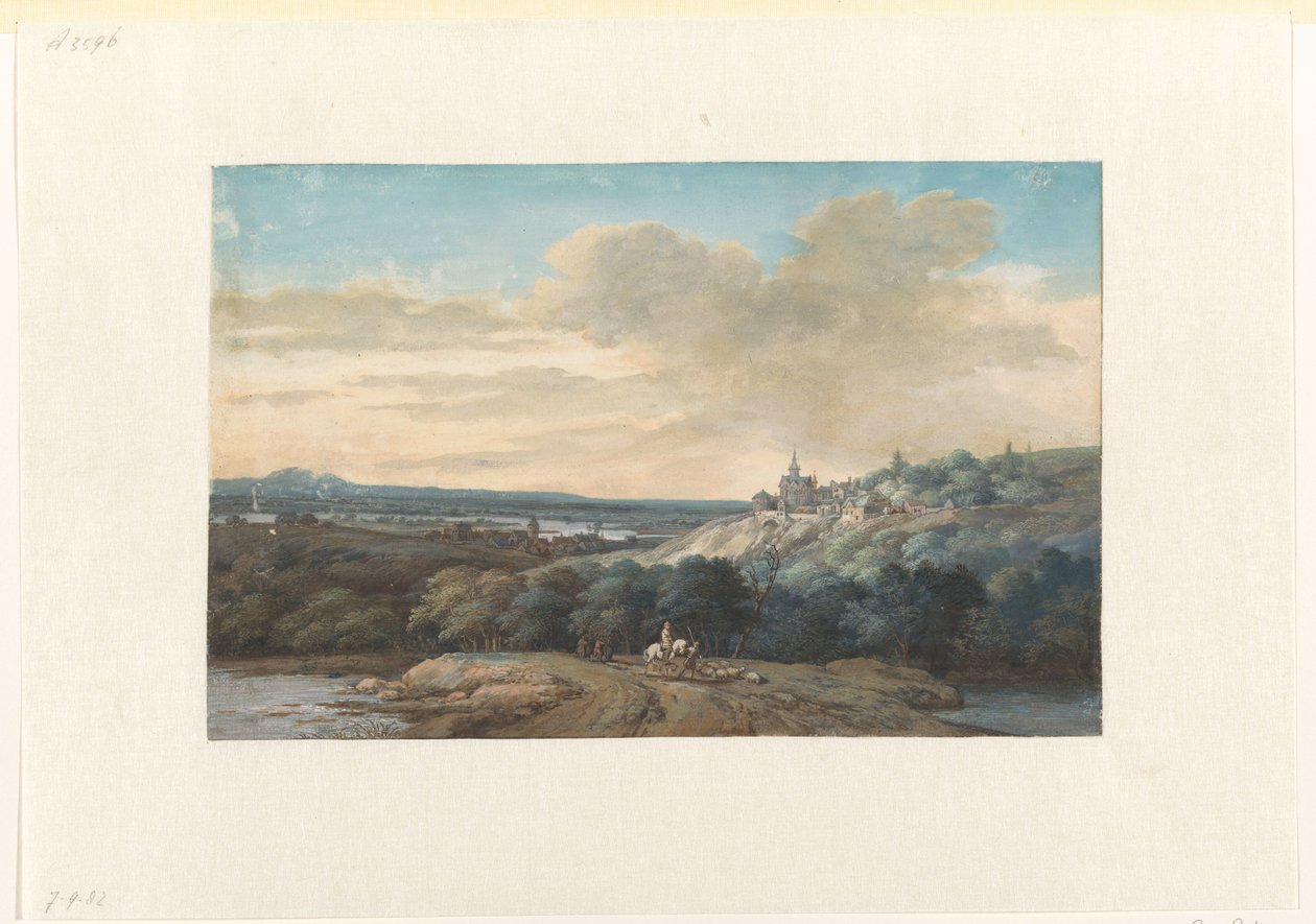 Paisagem fluvial de Gerrit Battem