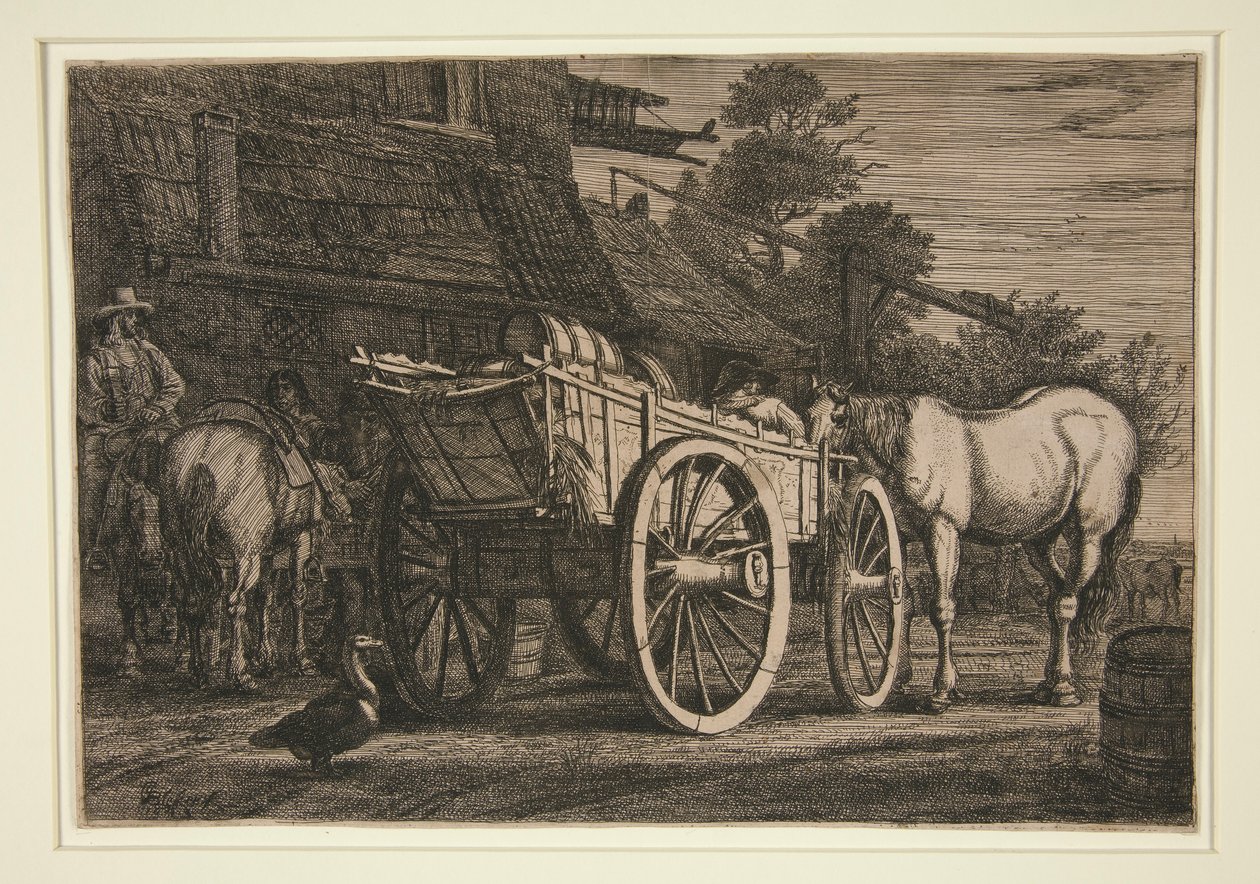 O carrinho de quatro rodas de Gerrit Claesz Bleker
