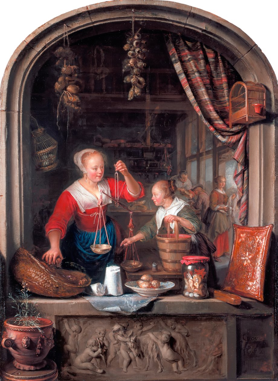 A mercearia de Gerrit Dou