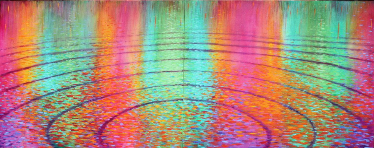 4ª Sinfonia, 2015 (acrílico sobre tela) de Gerrit Greve