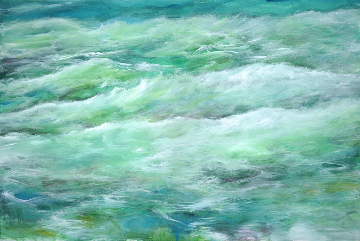 Mares tranquilos, 2013 (acrílico sobre tela) de Gerrit Greve