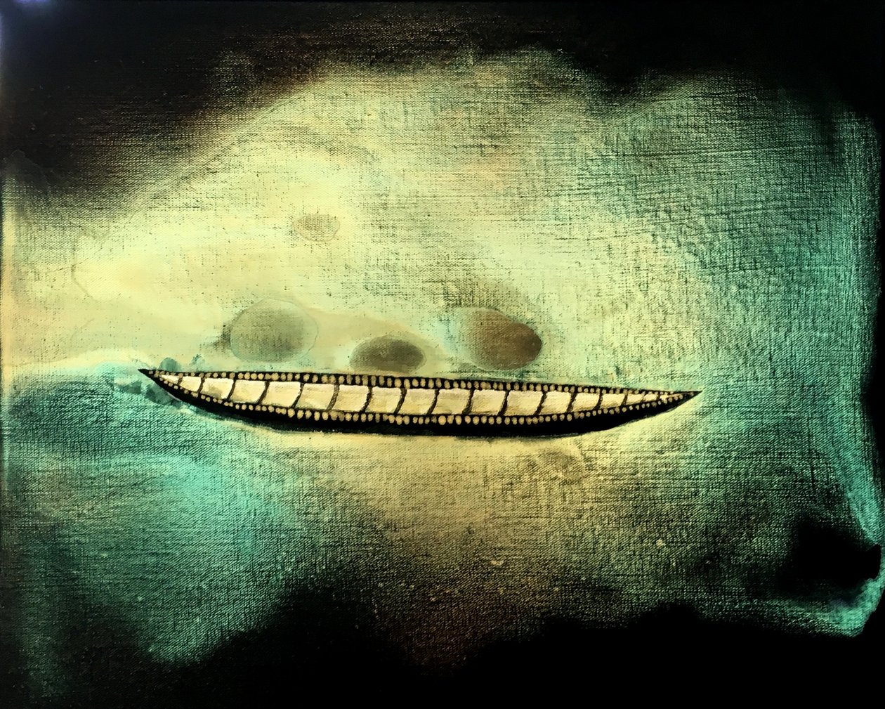 Voyage 206, 2017 (acrílico sobre tela) de Gerrit Greve