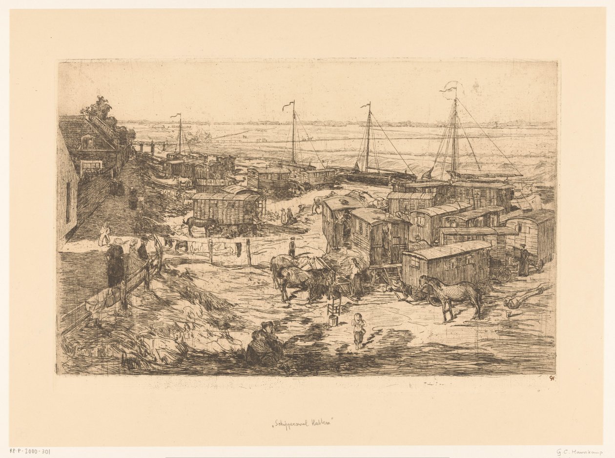 Schipperswal, Hattem (título original sobre o objecto) de Gerrit Haverkamp