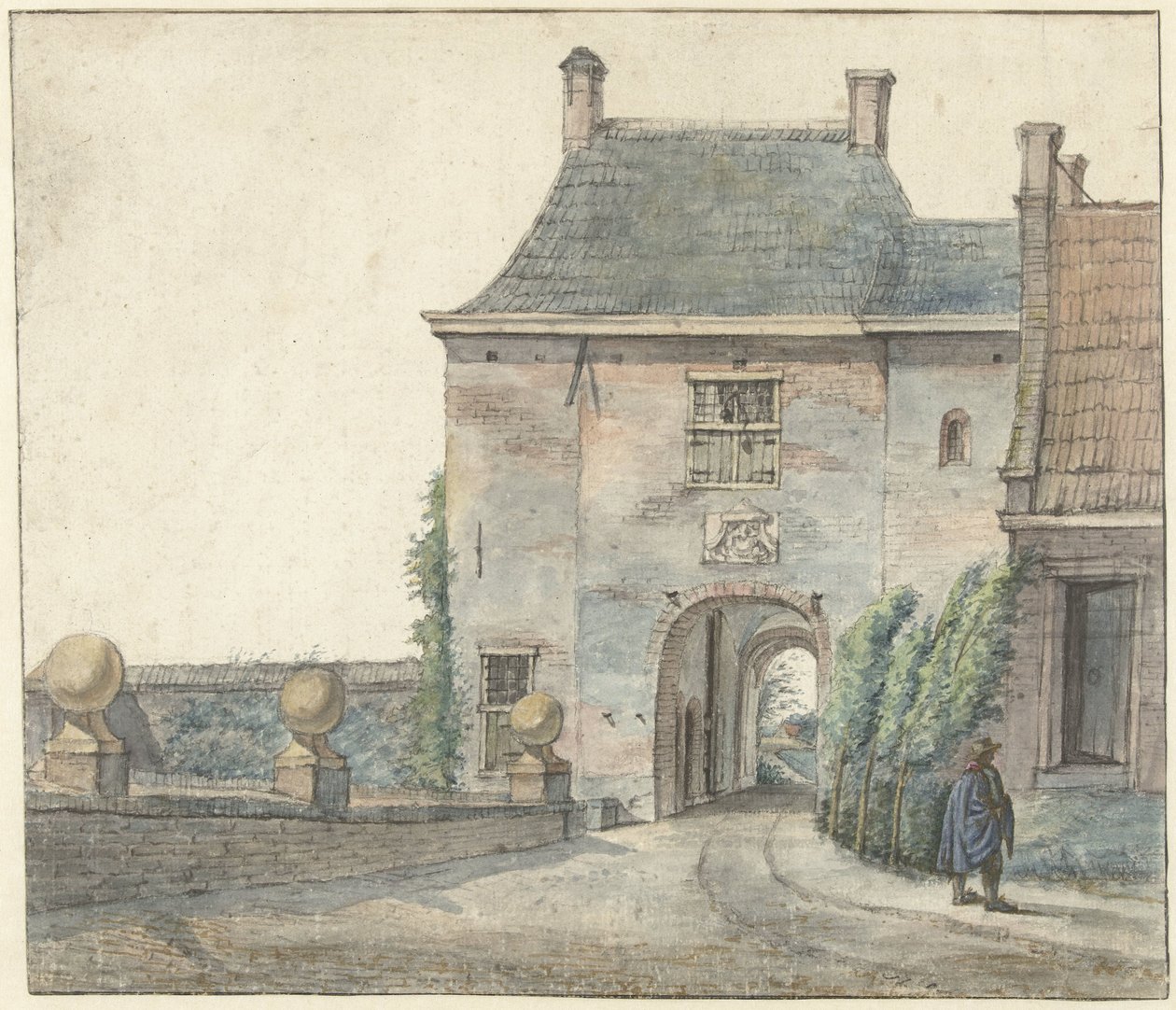 A porta do castelo de Heemstede de Gerrit Lamberts