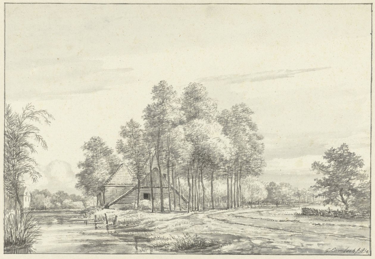 Ver perto de Oudewater de Gerrit Lamberts
