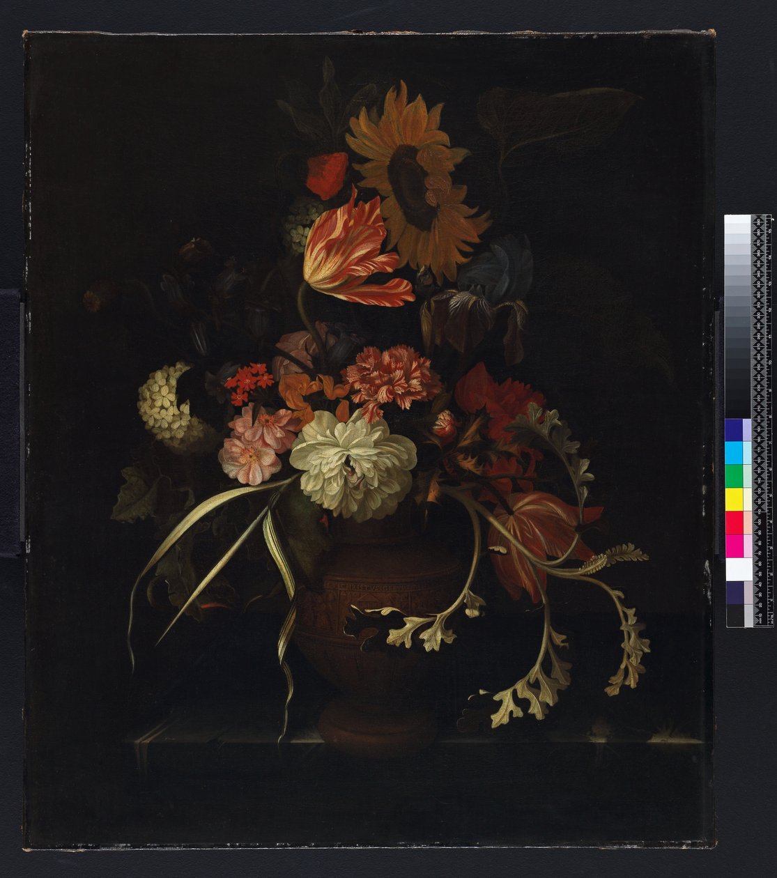 Natureza morta de flores (óleo sobre tela) de Gerrit Pietersz